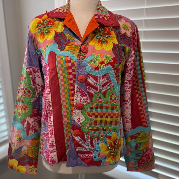 Madison Studio Quilted/Embroidered Jacket S - Picture 7 of 14